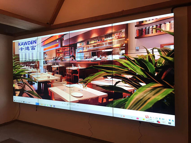 液晶拼接屏之赞客餐饮管理（上海）有限公司展示项目