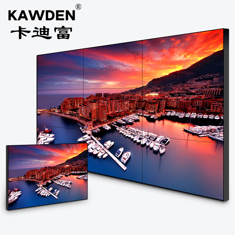KAWDEN188金宝慱OPS4K高清液晶拼接屏无缝大屏幕电视墙led监控显示器